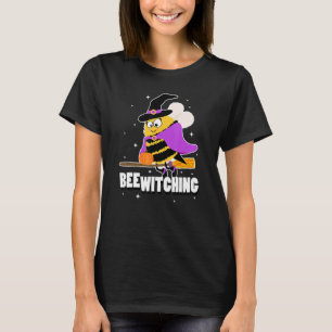 Camiseta Feiticeira Abelha Fofa Bruxaria no Halloween Abelh