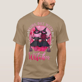 Camiseta Feiticeira Bestie Halloween Engraçada Com Minha W
