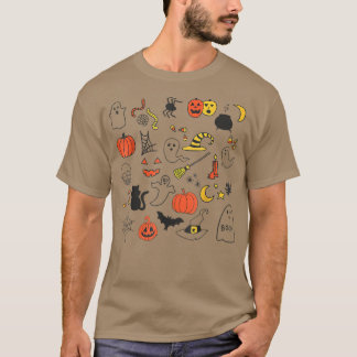 Camiseta Feiticeira de Abóbora do Halloween Vintage Vintage
