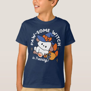 Camiseta Feiticeira de pata no treinamento - Cão de Hallowe