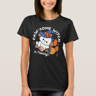 Camiseta Feiticeira de pata no treinamento - Cão de Hallowe