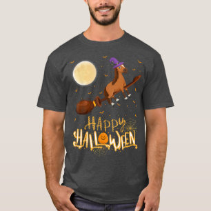Camiseta Feiticeira Engraçado Feitiçou Halloween de Cavalo