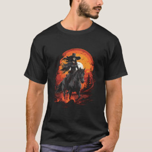 Camiseta Feiticeira Gótico Gótica Pagã No Halloween Do Cava