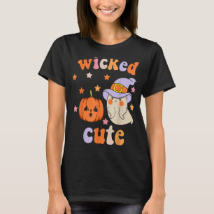 Camiseta Feiticeira Mágica do Halloween Fantasma Groovy Spo
