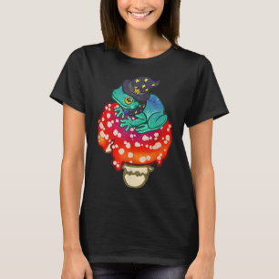 Camiseta Feiticeira Sapo bonita sentada no banheiro vermelh