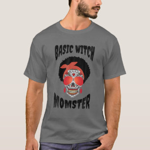 Camiseta Feiticeiro Básico Momster Melanin Sugar Skull Hal
