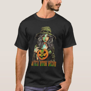 Camiseta Feiticeiro Camo bruxa Halloween Figurume T Sh