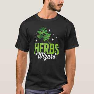 Camiseta Feiticeiro de Ervas Herbalista Jardinagem Herbalis