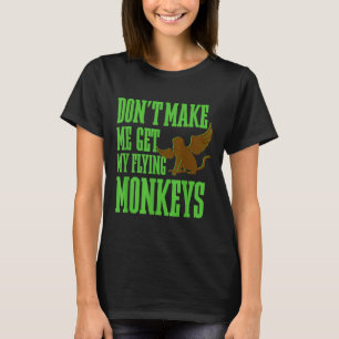 Camiseta Feiticeiro De Oz Wicked Witch Pega Meus Macacos Vo