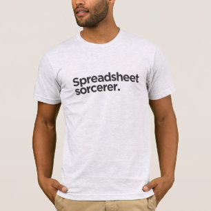 Camiseta Feiticeiro de Planilha Presente Divertido para C