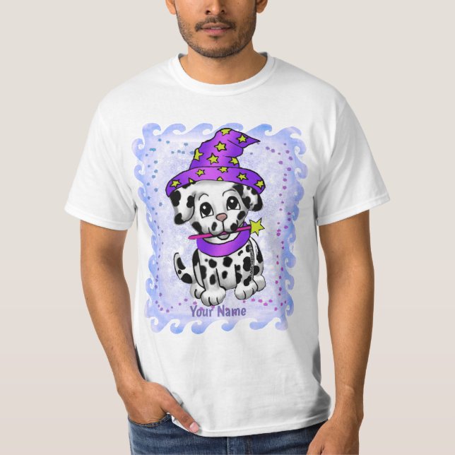 Camiseta Feiticeiro fada cachorro  (Frente)