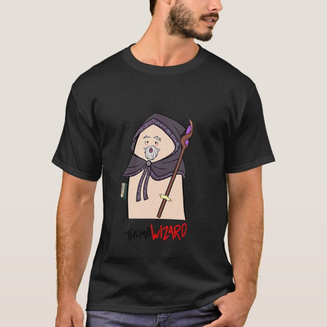 Camiseta Feiticeiro - Fantasia Irônica (Frente)