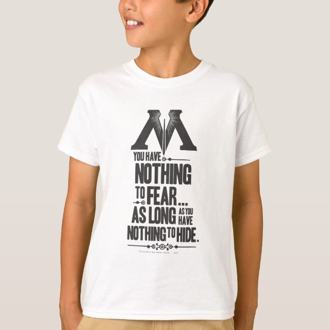 Camiseta Feitiço de Harry Potter | Propaganda do Ministério (Frente)