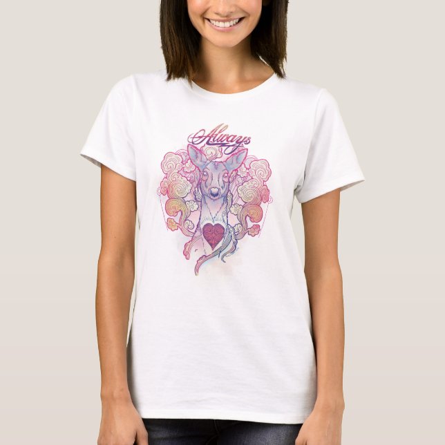 Camiseta Feitiço de Harry Potter | "Sempre" Doe Patronus (Frente)