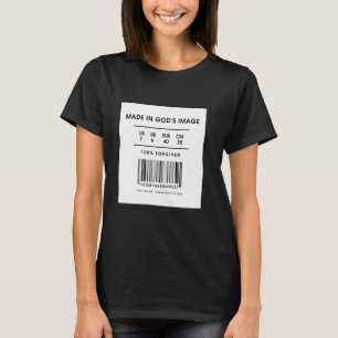 Camiseta Feito À Imagem De Deus 100 Por Cento Perdoado Cam