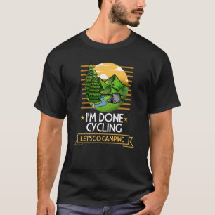Camiseta Feito Ciclismo Vamos Acampar Ciclismo Natureza Cic