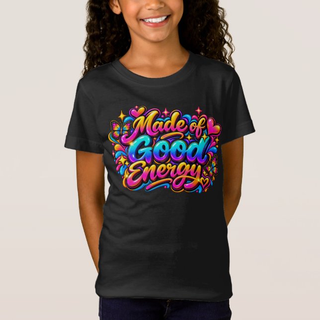 Camiseta Feito de Boa Energia (Frente)