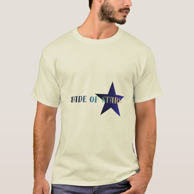 Camiseta feito de estrelas (Frente)