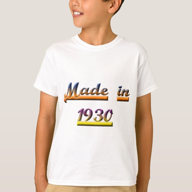 CAMISETA FEITO EM 1930 (Frente)