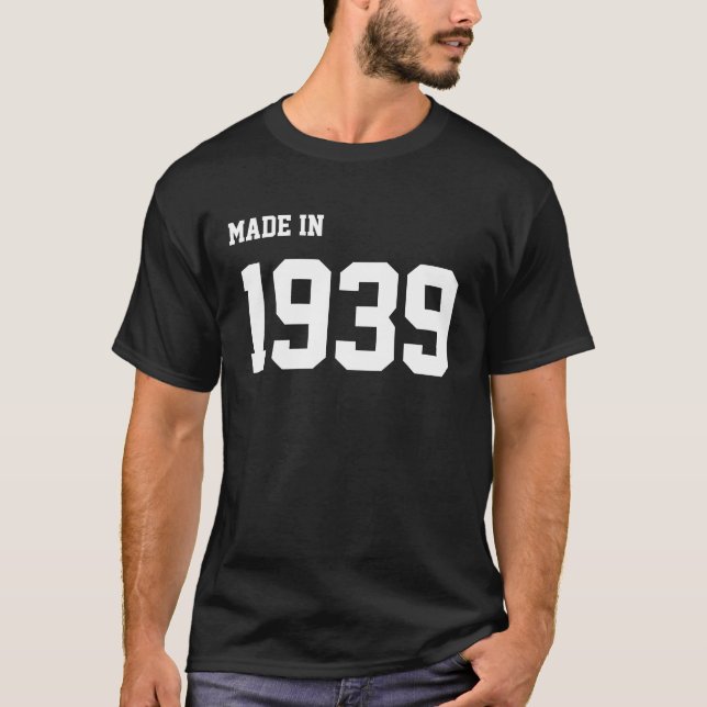 Camiseta Feito em 1939 (Frente)
