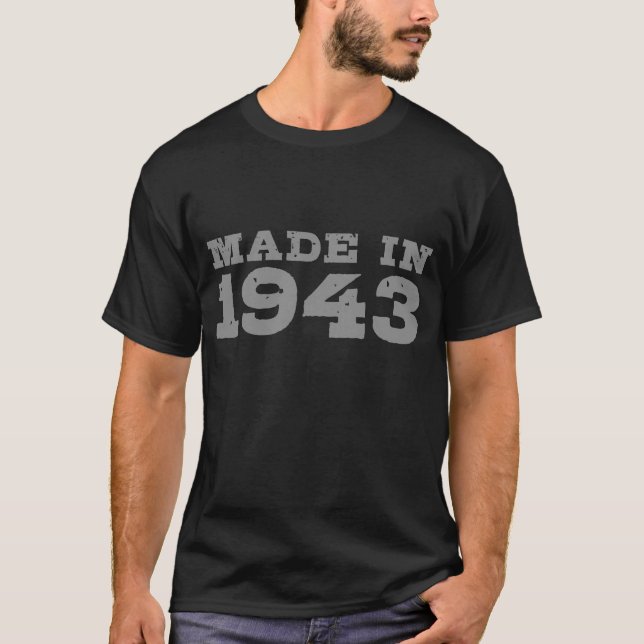 Camiseta Feito Em 1943 (Frente)