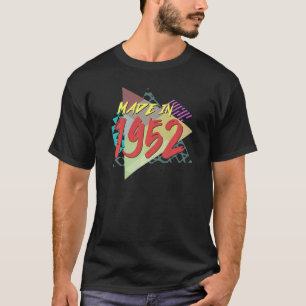 Camiseta Feito Em 1952, 71ruas De Aniversário, Há 71 Anos