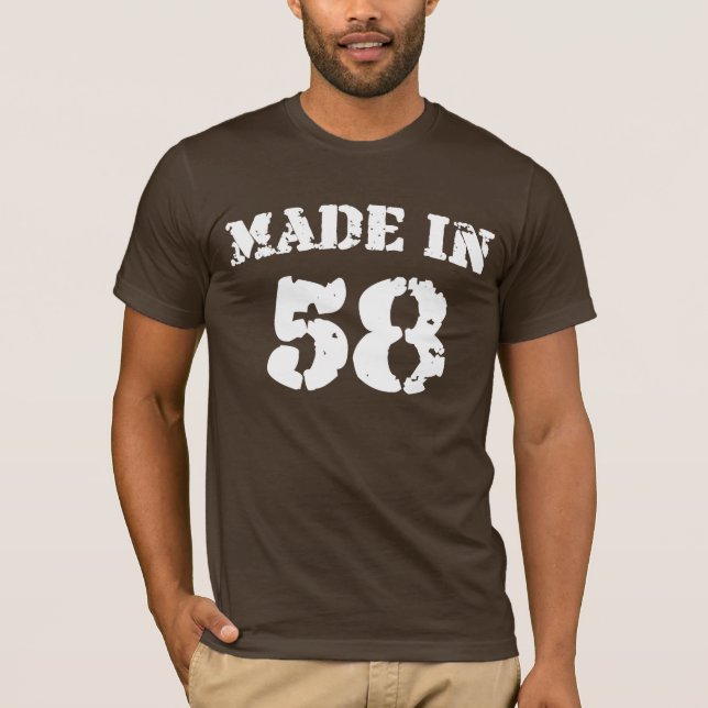 Camiseta Feito em 1958 (Frente)