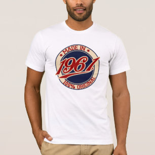 Camiseta Feito Em 1961
