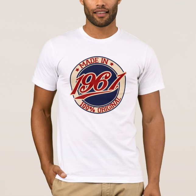 Camiseta Feito Em 1961 (Frente)