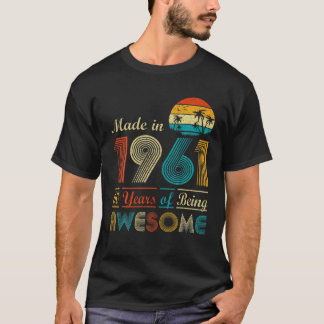 Camiseta Feito Em 1961, Em Vintage Retro 60 Anos De Idade