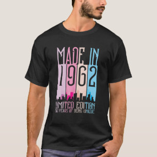 Camiseta Feito Em 1962, Edição Limitada, Há 60 Anos Sendo Ú
