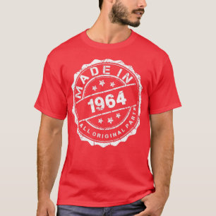 CAMISETA FEITO EM 1964, TODAS AS PARTES ORIGINAIS