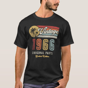 Camiseta Feito em 1966 Edição Limitada Presente Divertido R