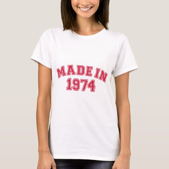 Camiseta Feito em 1974 (Frente)