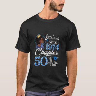 Camiseta Feito Em 1974, Com 50 Anos De Idade, Capítulo 50º 