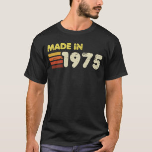 Camiseta Feito em 1975, 50º aniversário