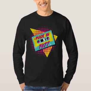 Camiseta Feito em 1977, 45º aniversário, 80s 90s, 1990s, no