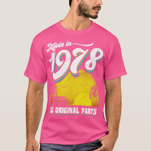 Camiseta Feito em 1978, com todas as peças originais 1