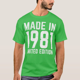 Camiseta Feito em 1981