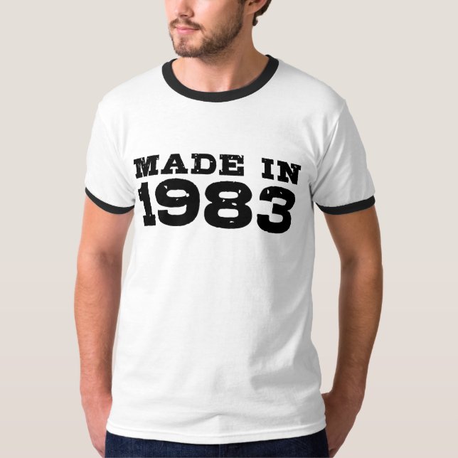 Camiseta Feito em 1983 (Frente)