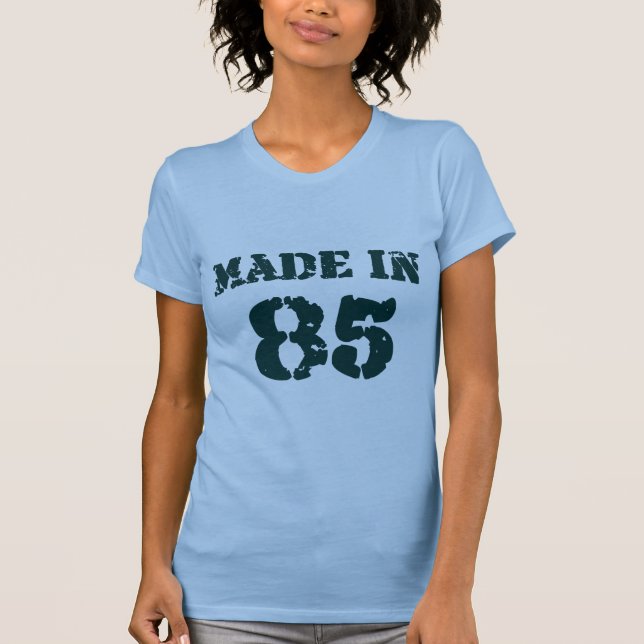 Camiseta Feito Em 1985 (Frente)