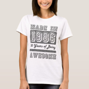 Camiseta Feito em 1986