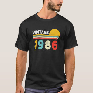 Camiseta Feito em 1986 Aniversário 40 Anos Presentes