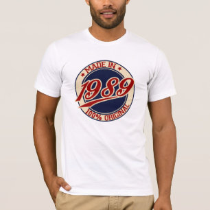 Camiseta Feito Em 1989