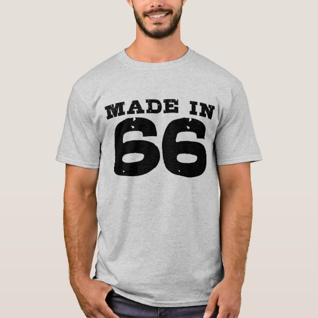 Camiseta Feito em 66 (Frente)