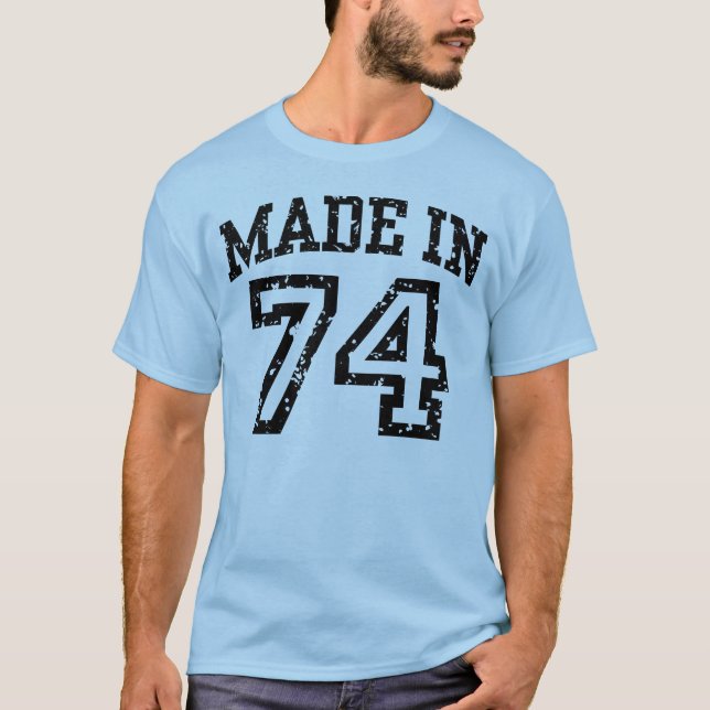 Camiseta Feito em 74 (Frente)