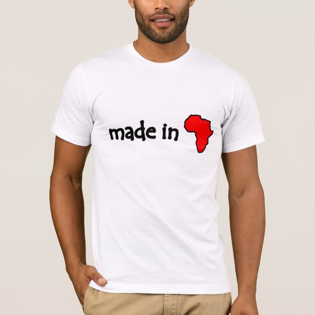 Camiseta Feito em África (Frente)