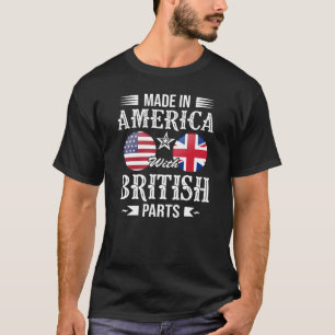Camiseta Feito em América com o t-shirt das peças de
