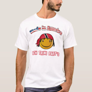 Camiseta Feito em América com parte de Trini