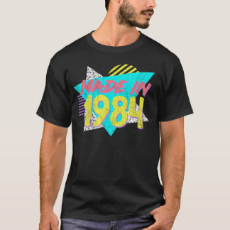 Camiseta Feito Em aniversário de 40 anos De 1984